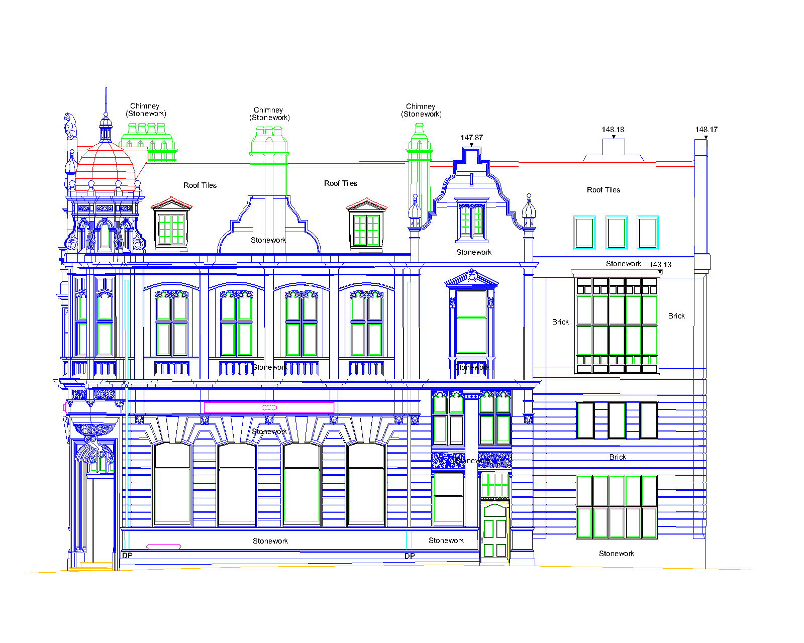 Building Elevation provide in AutoCAD drawing file format Building Elevation provide in AutoCAD drawing file format