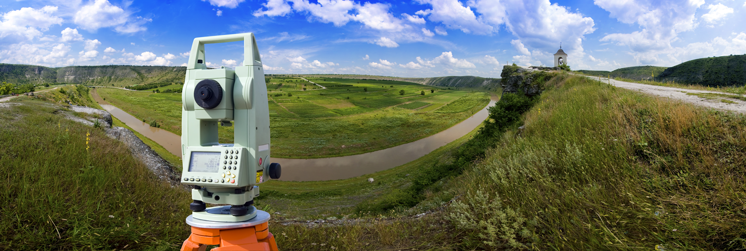 Topographical Survey underway using Robotic workstation